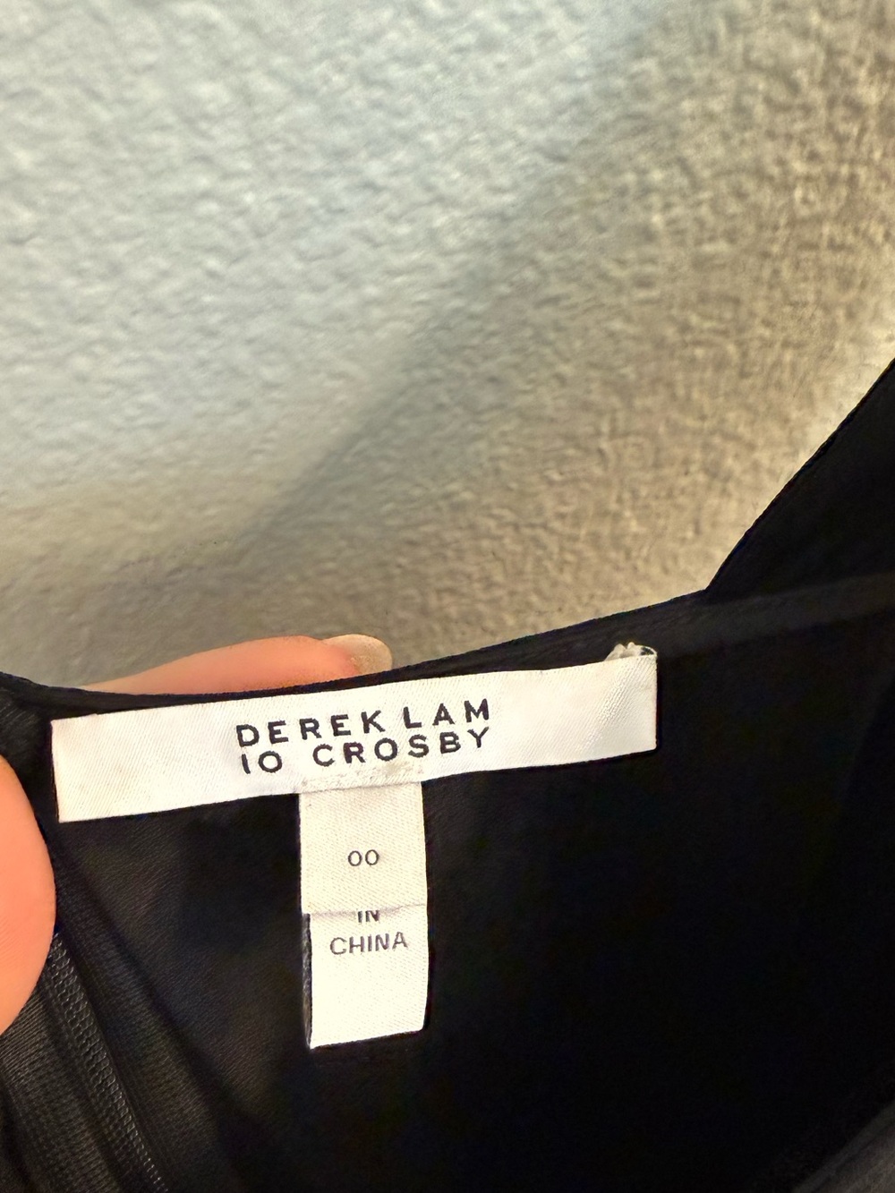 Derek Lam 10 Crosby Belted Linen Viscose Jumpsuit Black Size 00 Soft Luxe - Picture 11 of 12